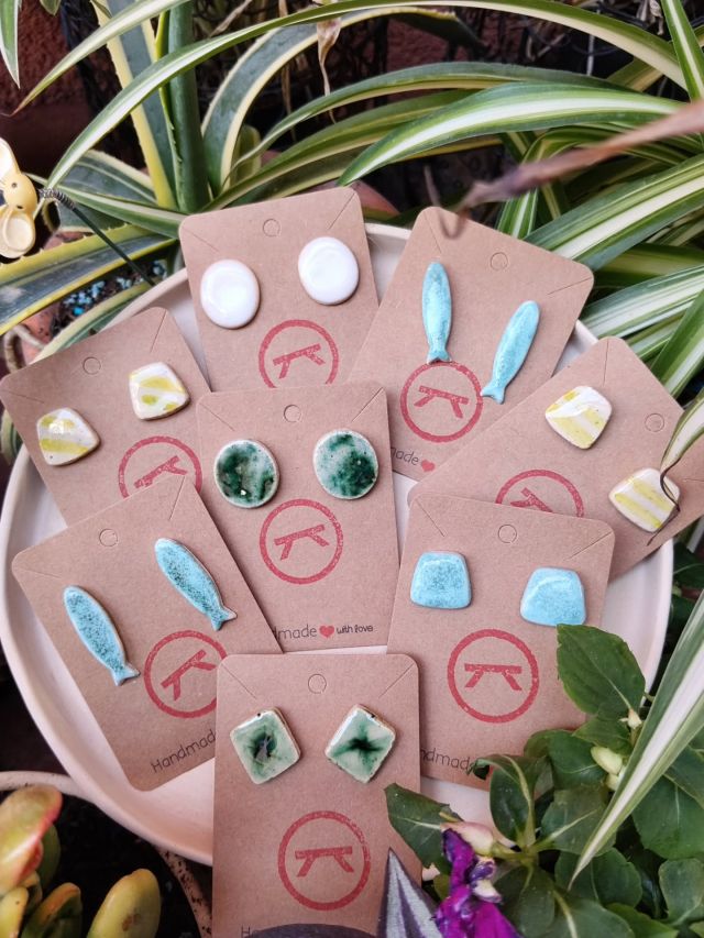 New summer earrings collection out now!
#handmadejewelry #handmadeceramıcs #ceramicart #ceramics #earrings